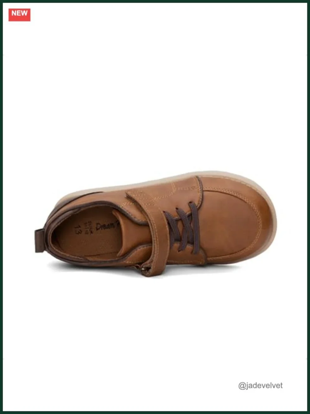 Boys Dress Shoes Sneaker Casual Oxfords School Uniform Shoes with Hook-and-Loop